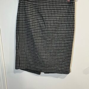 J. Crew Classic Black and White Pencil Skirt